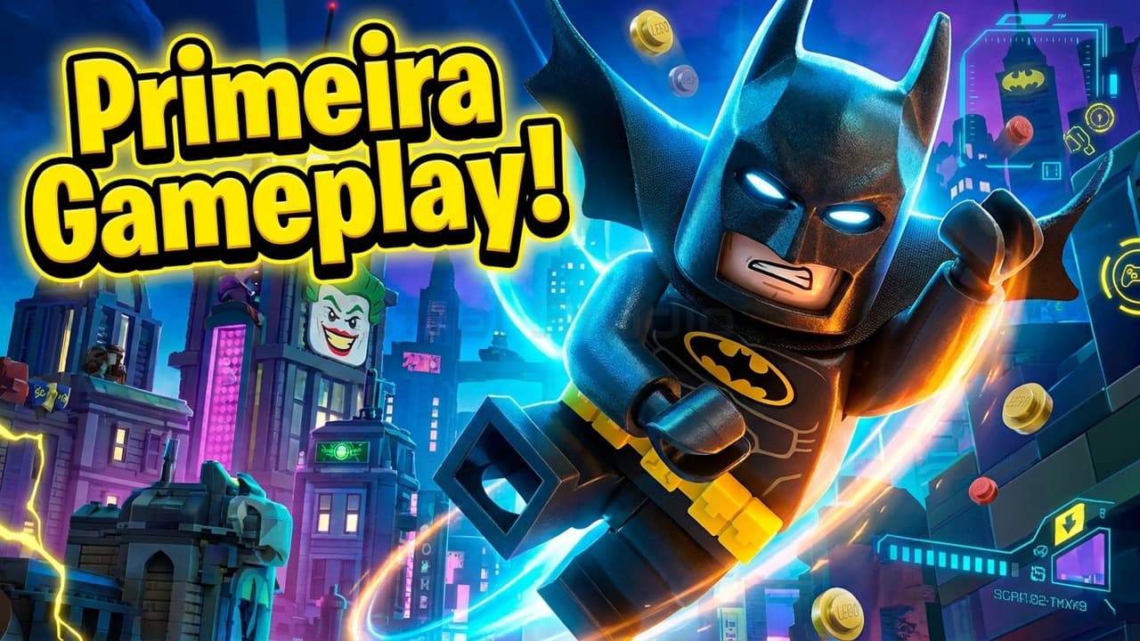 Thumbnail de games com cenário colorido e personagem central.